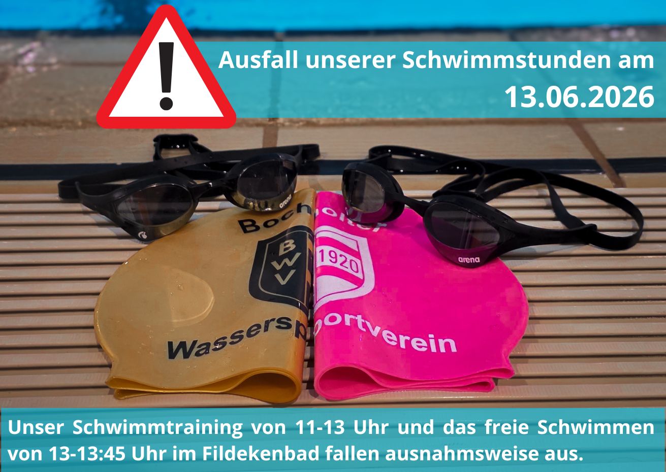 Schwimmstundenausfall