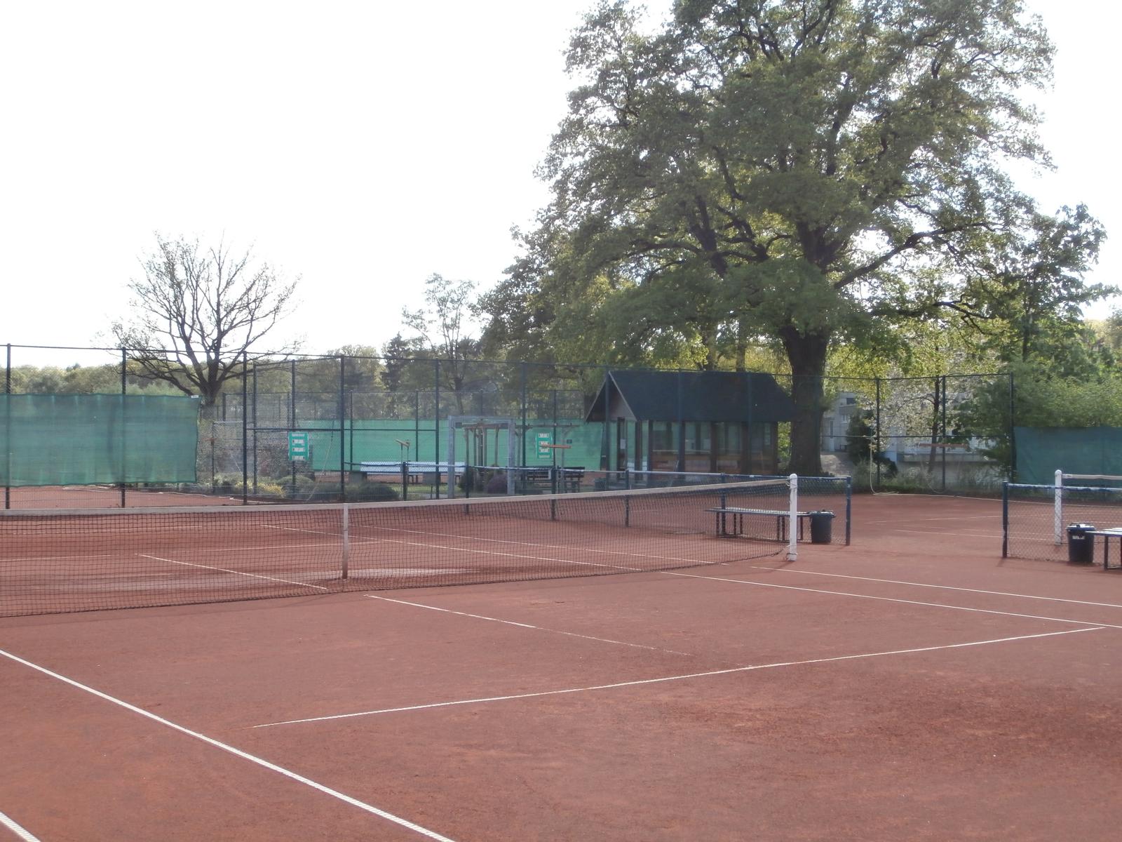 Tennisplätze im Vereinsbad Tonwerke